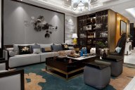 鉑宮后海樣板間--現代簡約、新中式混搭、現代輕奢家具、軟裝案例賞析！