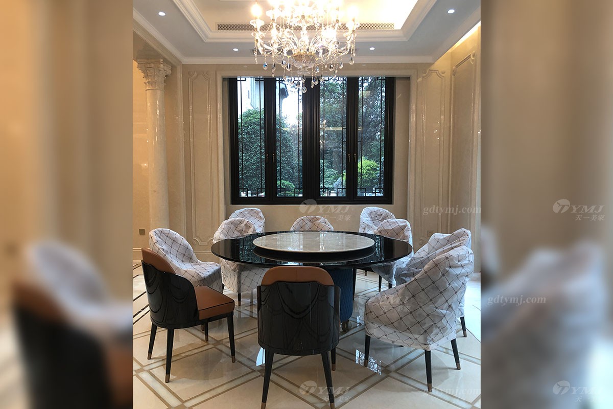 輕奢后現代餐桌椅