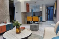 【天一美家樣板間新作】惠州云?；▓@現代簡約時尚家具工程項目案例！