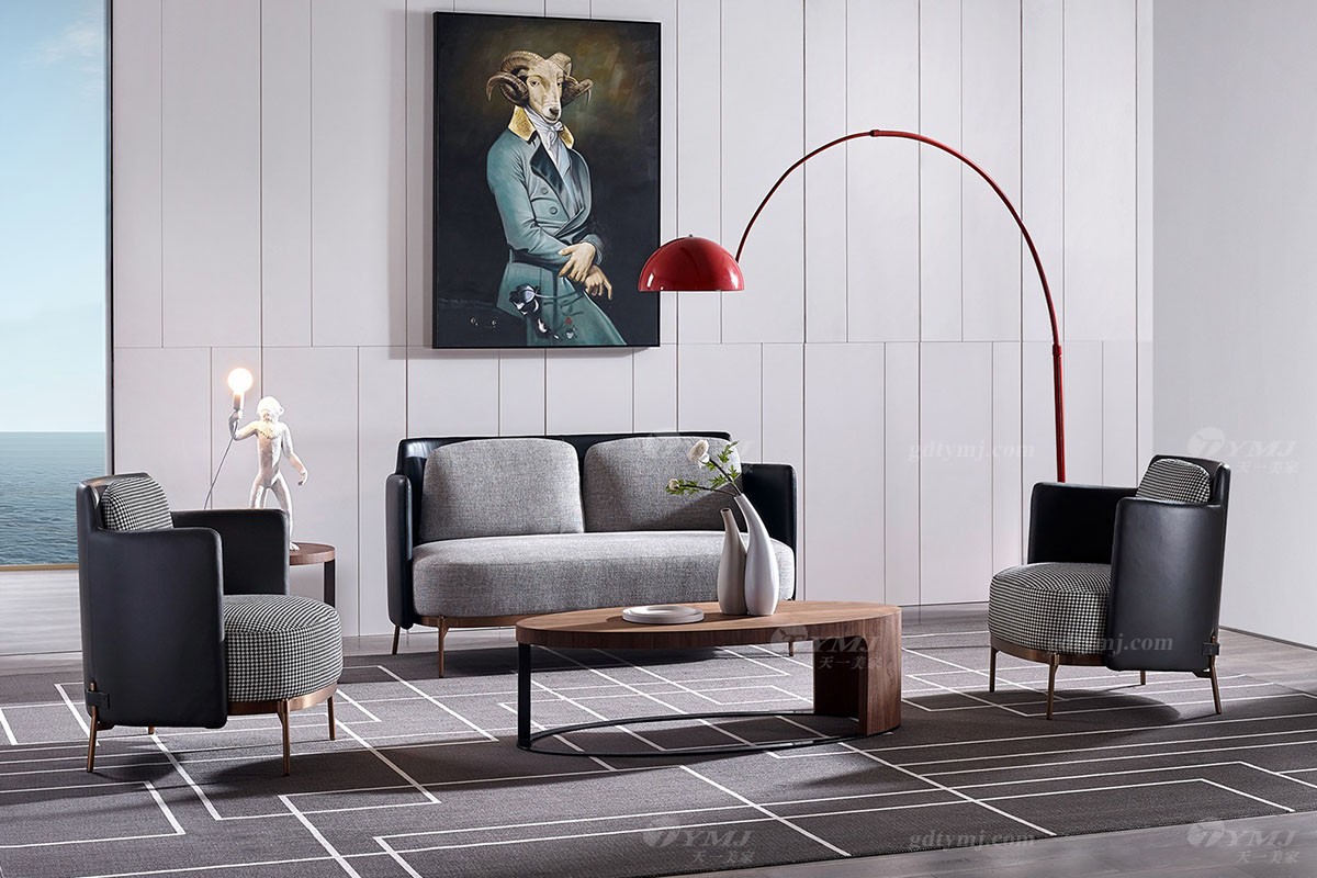 現代輕奢時尚客廳沙發