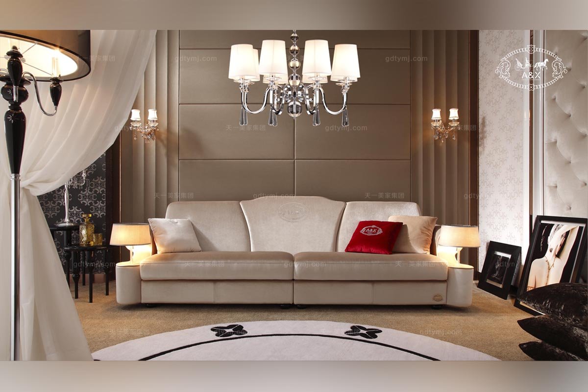 高檔后現代布藝沙發