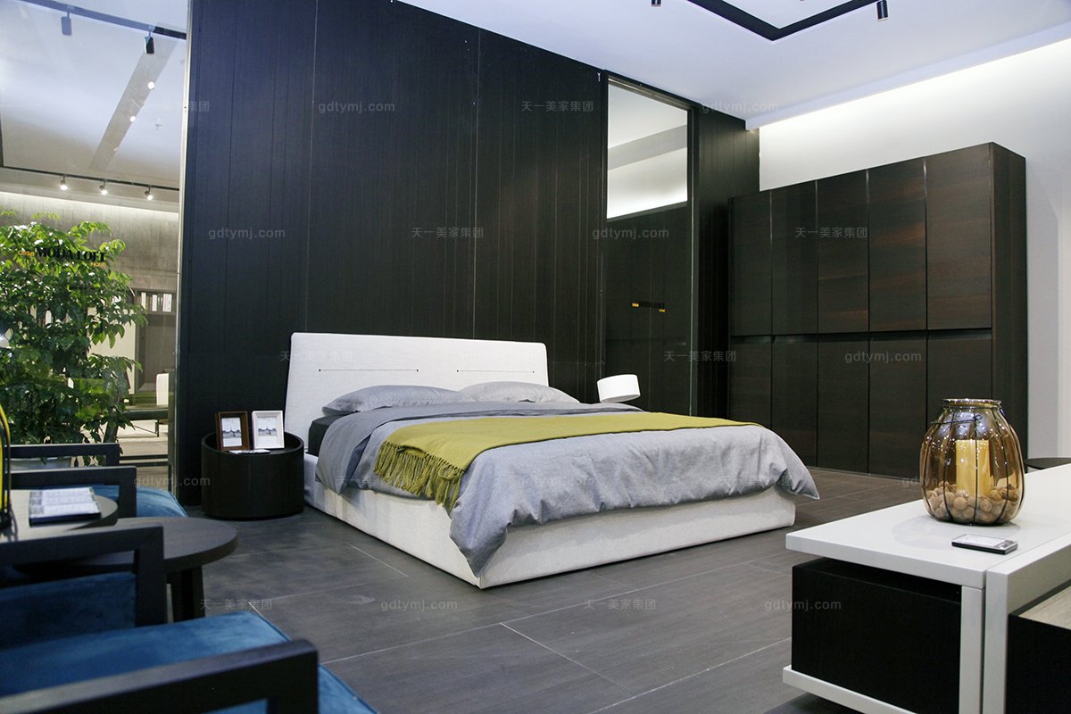 高檔時尚現代雙人床