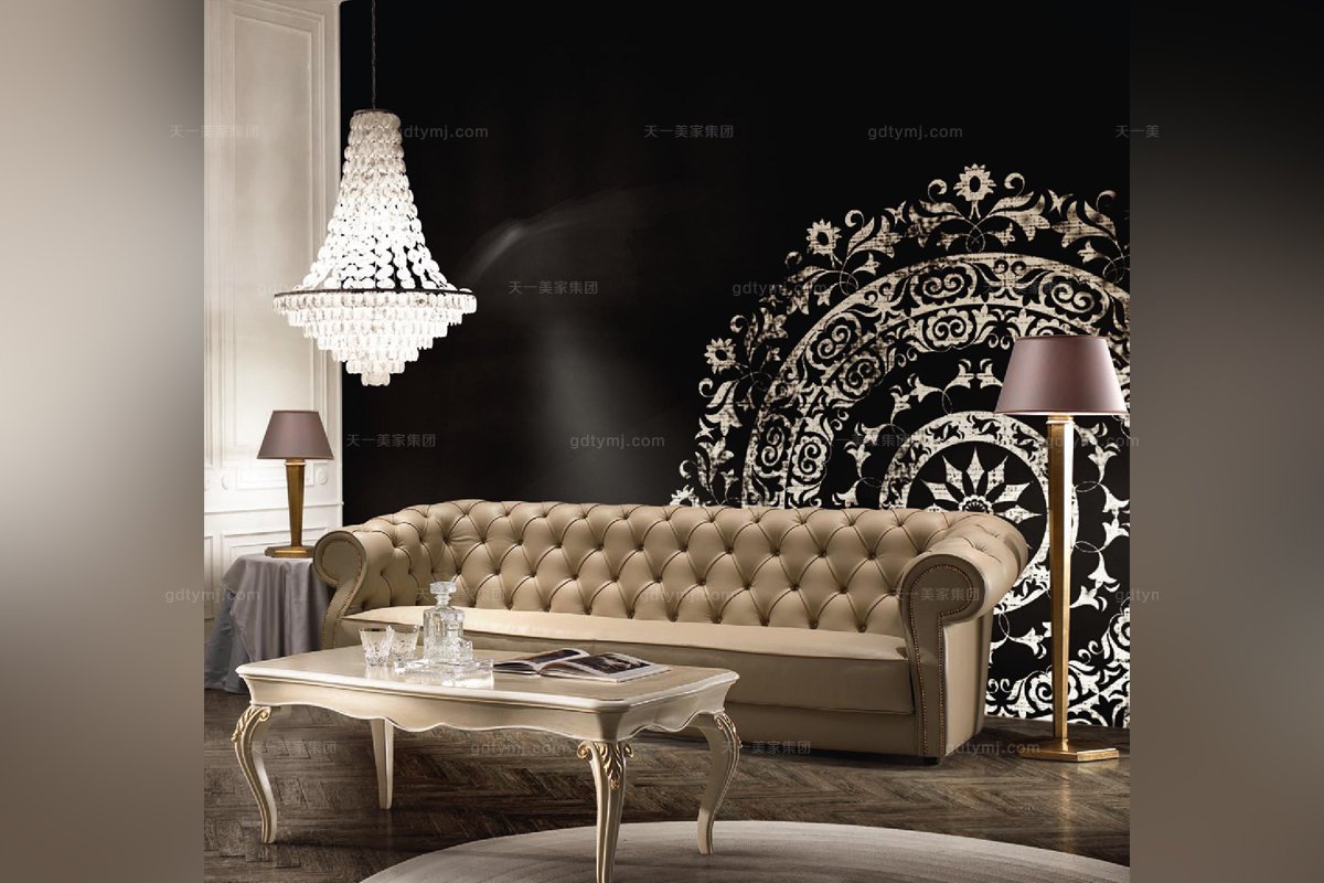 高檔歐式皮質沙發