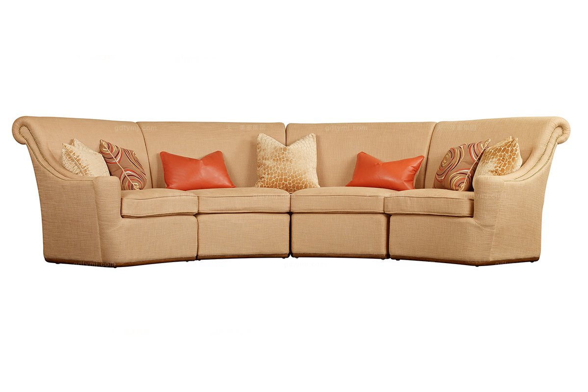 高檔美式布藝沙發