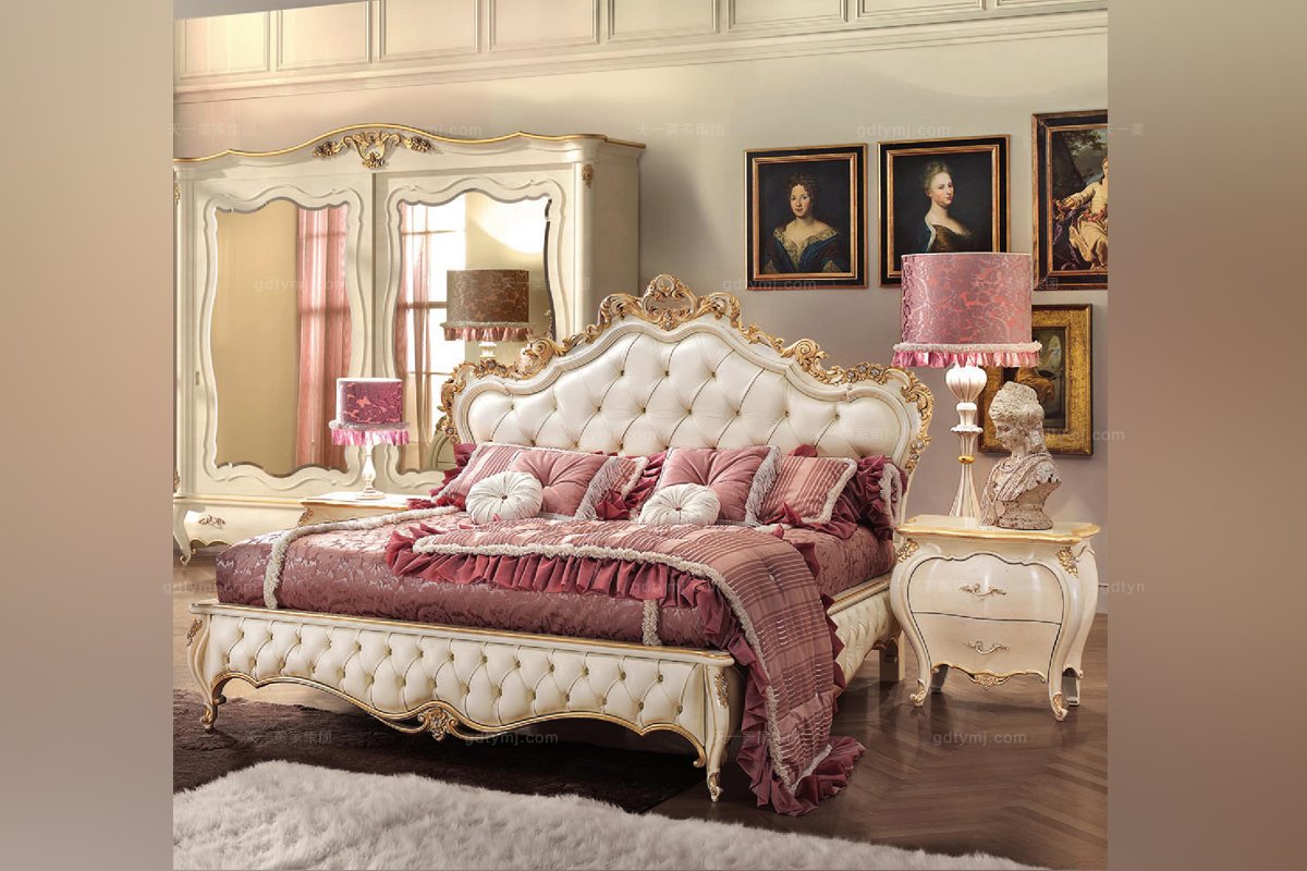 意大利進口布藝大床